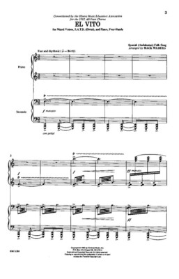 El Vito Arranger: Mack Wilberg