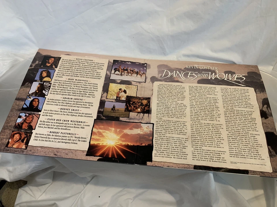 Dances with Wolves - Widescreen Edition - Kevin Costner - Laserdisc LD - Image 3 of 3