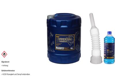 10L MANNOL Universal Getriebeöl 80W-90 API GL 4 Gear Öl inkl. Auslaufschlauch