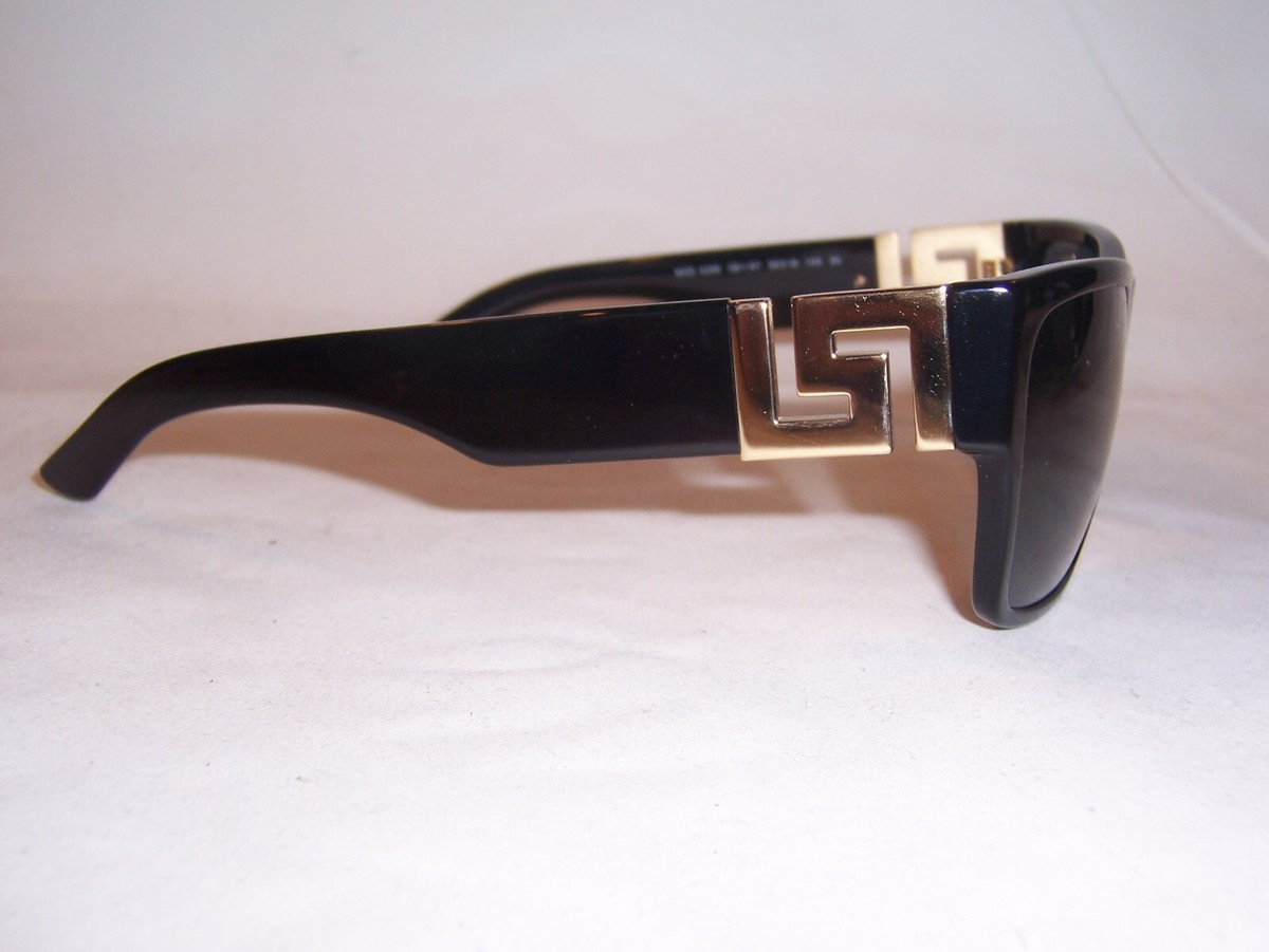NEW VERSACE SUNGLASSES VE4296 GB1/87 BLACK/GRAY 59MM AUTHENTIC