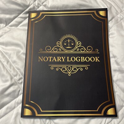 Notary Logbook with 200 Entries for Notarial Acts ISBN 9798580927045