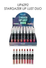Amuse 6292 Stargazer Lip Lust DUO Set 2 in 1 Lipstick & Lipgloss Set 8 Colors