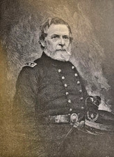 1887 Vintage Magazine Illustration Rear Admiral Andrew Hull Foote Civil War