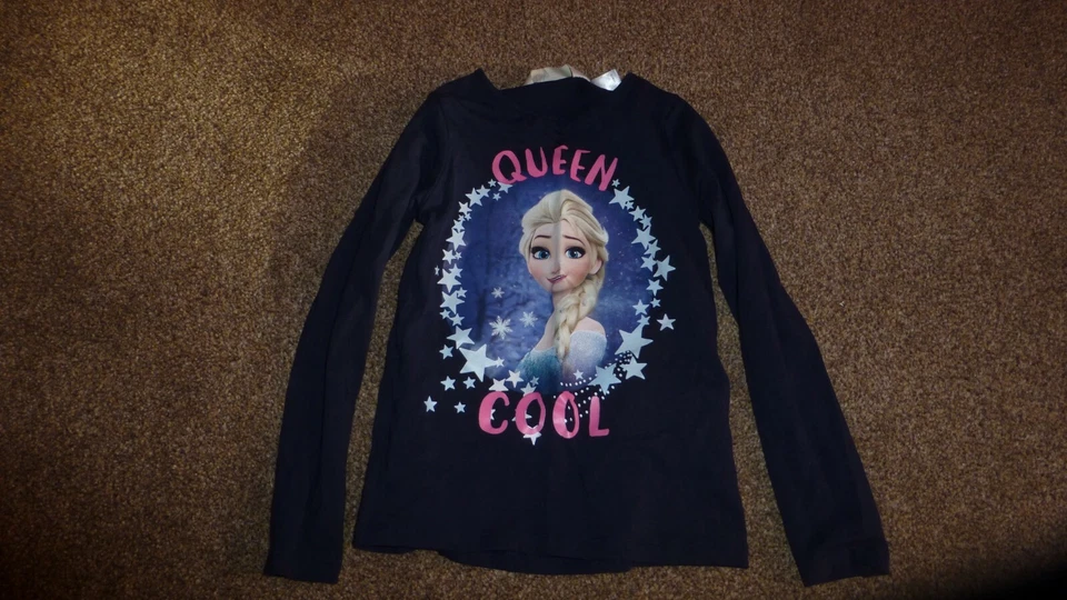 6 H&M BASIC COTTON 4-6 YEARS LONG SLEEVES LAYER TOPS Elsa Minnie Mouse - Image 2 of 4