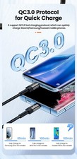 3A Fast Charging Data Transfer USB Type C Cable/QC3.0 Protocol for Fast Charging