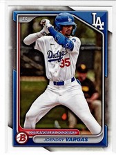 Joendry Vargas Los Angeles Dodgers 2024 Bowman Draft **