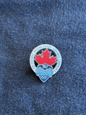 2010 Vancouver NBC Olympic Logo  Opening Ceremony Pin Badge Media Lapel -2026