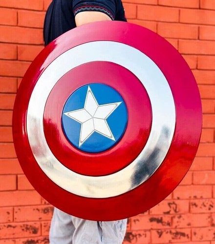 Scudo Capitan America versione completamente in metallo | Oggetti di scena... - Foto 5 di 9