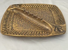 MCM Art Pottery Lou Hoenig Mid Century Modern Ceramic Ashtray Trinket Dish