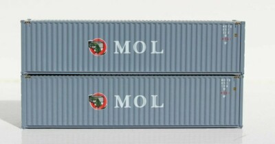 Jacksonville Terminal MOL (gray) 40' High-Cube Containers 2-pack 405050