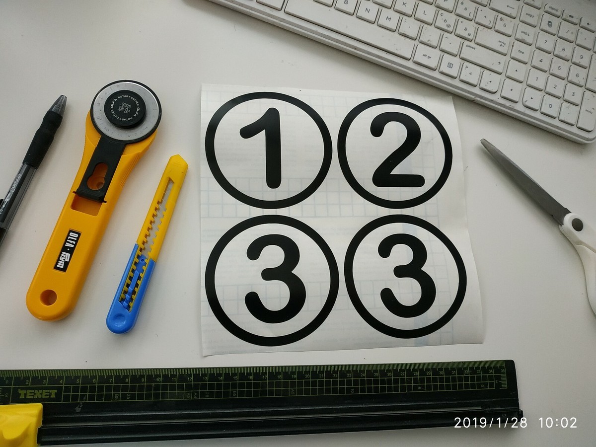 Numeri Autoadesivi 720 Pezzi, 10 Fogli Adesivi per Bambini | FindTheDeal
