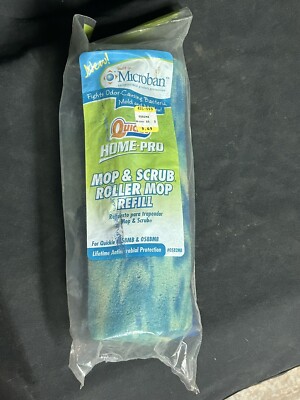 Quickie Home-Pro Mop & Scrub Roller Mop Refill #0582MB Microban (SHIPS FREE)