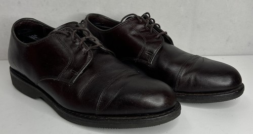 Allen Edmonds Mens Road Warriors Oxford Shoes Brown Leather Cap Toe Size 8E - Picture 2 of 11