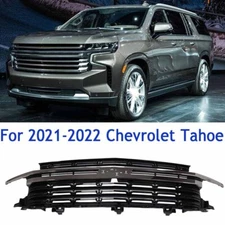 For 2021-2024 Chevrolet Tahoe Suburban HC Style Front Mesh Grille OE# 84329543