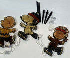 Peanuts 3 Piece Christmas 20" Lighted Pathway Markers Snoopy Charlie Brown Linus