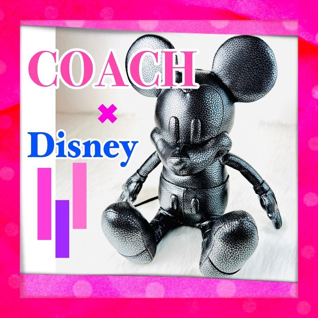 Coach x Disney Collab Leather Mickey Mouse Plush Coach 75th Coach x Disney Collab Leather Mickey Mouse Plush Coach 75th