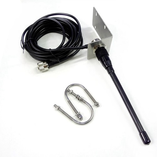VHF-Marineantenne, 156-163 MHz, Gummi, Wasserdichte Mastantenne mit 5 M Lan3164 - Zdjęcie 6 z 6