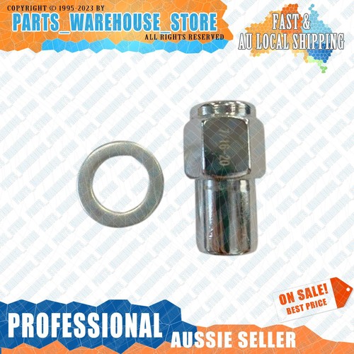 20x 7/16" Chrome Old Style Mag Wheel Nuts Washers For Holden HR HK HG HQ HZ WB - Picture 3 of 3