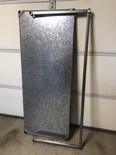 Metro Flat Galvanized Solid Shelf 60” X 24” With Shelf Support *Local Pickup*