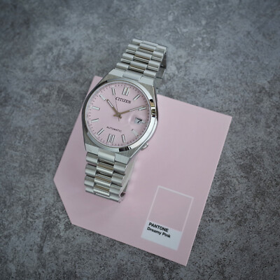 CITIZEN x Pantone NJ0158-89X Dreamy Pink Mechanical 40mm Automatic