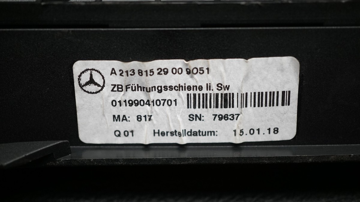 OEM MERCEDES W213 S213 ESTATE PAIR ROLLER BLIND GUIDES A2138152900 