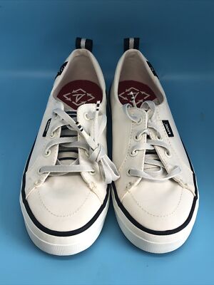 Sperry Womens Crest Vibe Bionic Sneaker - Off White - Size 5