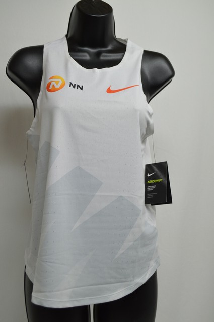 nike aeroswift singlet white
