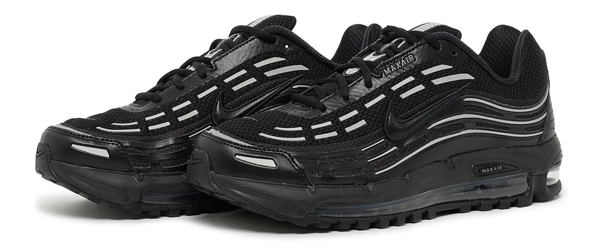 Nike Air Max TL 2.5 Black Metallic Silver FZ4110-002 Men's Fashion