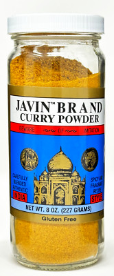 (1) Authentic INDIA Javin brand curry powder 8oz Plastic Jar