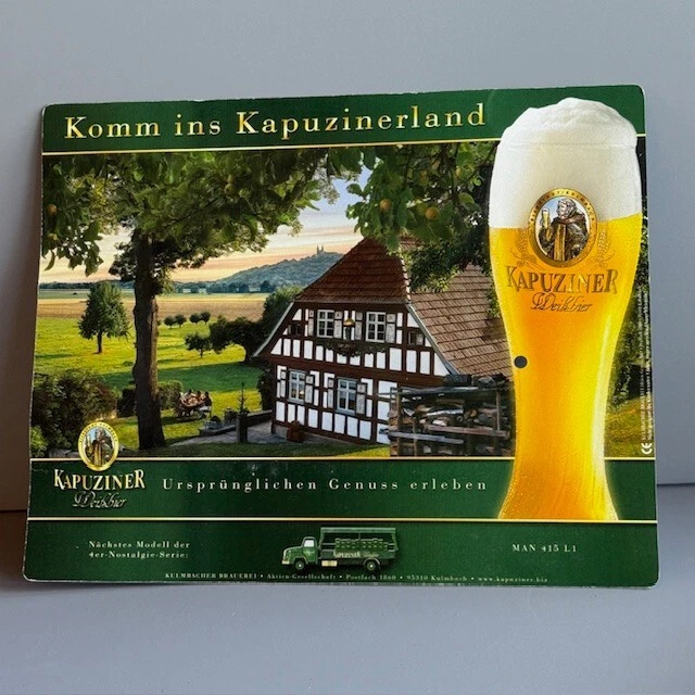 Vintage Diecast Truck Car Germany MOC Krupp Holzgaser Beer Kapuziner Genuss - Image 3 of 3