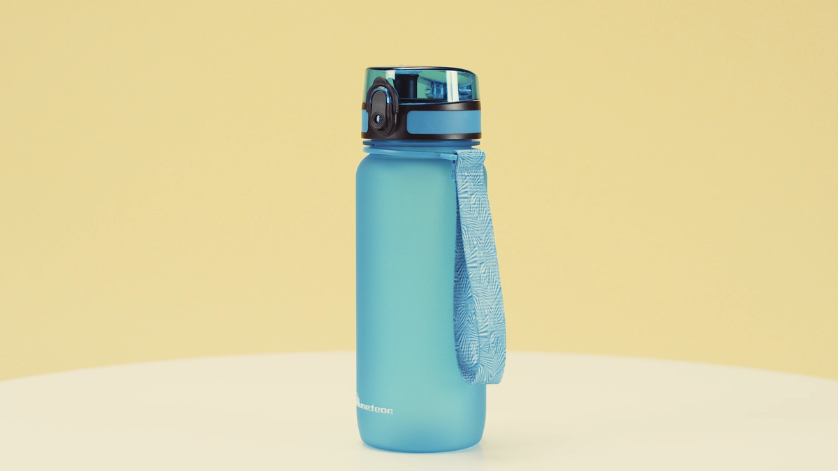 Trinkflasche Strohhalm 1l HoneyHolly Trinkflasche Sport, Auslaufsicher BPA- Frei, 1 Liter, Trinkflasche Kohlensäure Hydrop Trinkflasche 1l