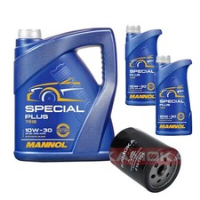 KAMOKA Filtre À Huile MANNOL Special Plus 10W-30 7L Pour Fiat Panda 750 1000