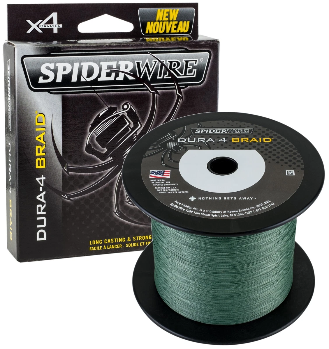 Tresse Spiderwire Stealth Braid - 15 Lb / 6.8 Kg - 110 M - Pour Carnassiers - Neuf