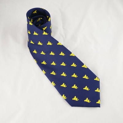 West Virginia Mountaineers Mens Necktie College University Stripe Blue Neck Tie
