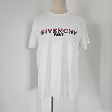 Givenchy white t-shirt with redblack logo
