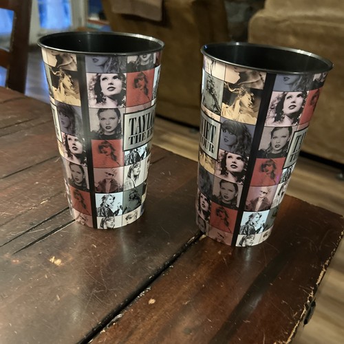 Taylor Swift THE ERAS TOUR Movie 32 oz Plastic Cups - No Lids - Lot of 2 - Picture 2 of 5