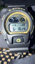 Casio G-Shock Hanshin Tigers 90th Black Gold Shock Resistant Unisex Watch