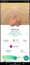 Shiny Dynamax Rhyhorn ✨✨✨20k dusts)-PTCs💥💥Pokémon G0