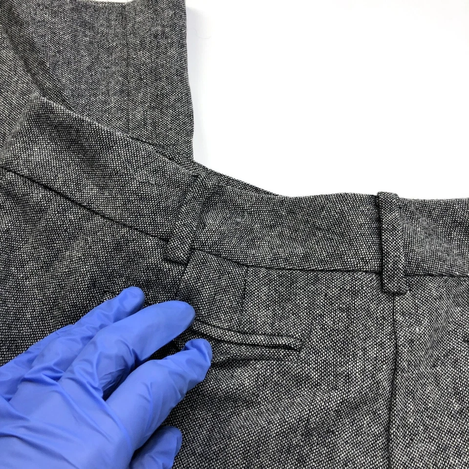 Pantalones de vestir rectos de lana Ann Taylor Signature 4P (ajuste 32W 30L) para mujer de tiro medio Foto 2 de 4