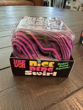 NeeDoh Nice Berg Swirl XL Giant Nee Doh Squishy Swirl Cube Pink Purple Black