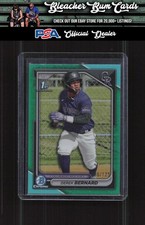 2024 Bowman Chrome BCP-225 Derek Bernard Aqua Refractors #/125
