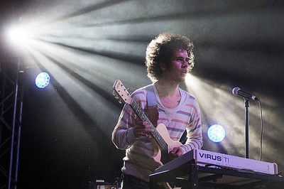 Musician Omar Rodriguez Lopez performs in concert during day three- Old Photo