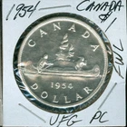 1954 CANADA SILVER DOLLAR ULTRA FINEST GRADE PL GORGEOUS .