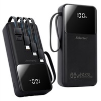 Powerbank 30000Mah USB-C Externer Akku Batterie Schwarz Zusatzakku Schnelllader