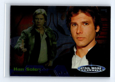 HAN SOLO 2006 Topps Star Wars Evolution Blue Foil #10A C2