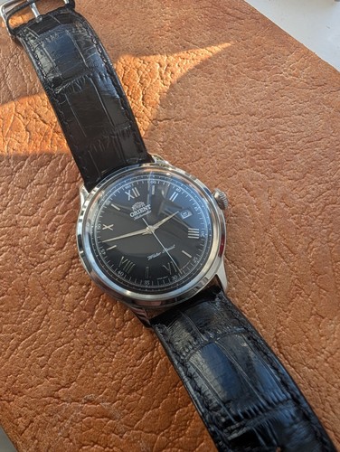 Orient Bambino 2nd Generation V2 Black Automatic Watch 40mm TAC0000AB0 - Picture 4 of 5