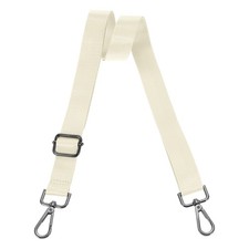 2.5cm Wide Shoulder Strap, Beige, Black Pull Core Buckle