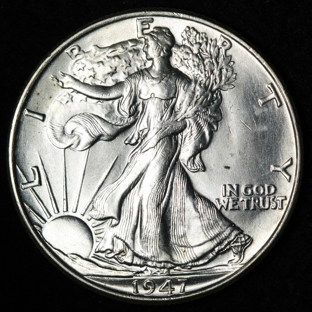 1947 Walking Liberty Silver Half Dollar GEM BU *UNCIRCULATED* MS