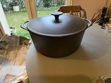 Cocotte fonte noire Cousances no Le Creuset Ronde 25 France cuisine vintage