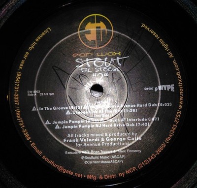 Stout The Stooge - ''2'' - USA 12'' Vinyl - 1997 - Ear Wax